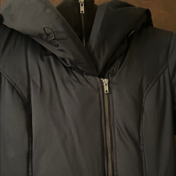 Soia & Kya luxury Women's Navy Hooded Coat - Picture 2 of 11